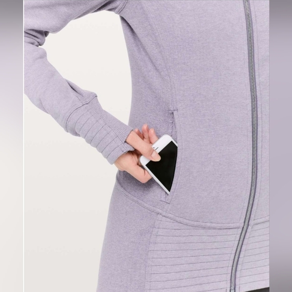 Lululemon Radiant Jacket II Heathered Purple Quartz (First Release) Size 8 - Picture 11 of 12